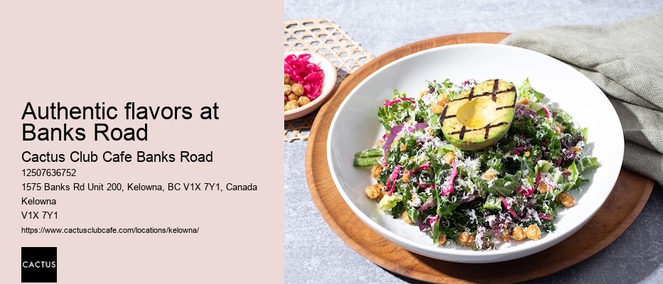 Kelowna restaurant with immersive dining experience