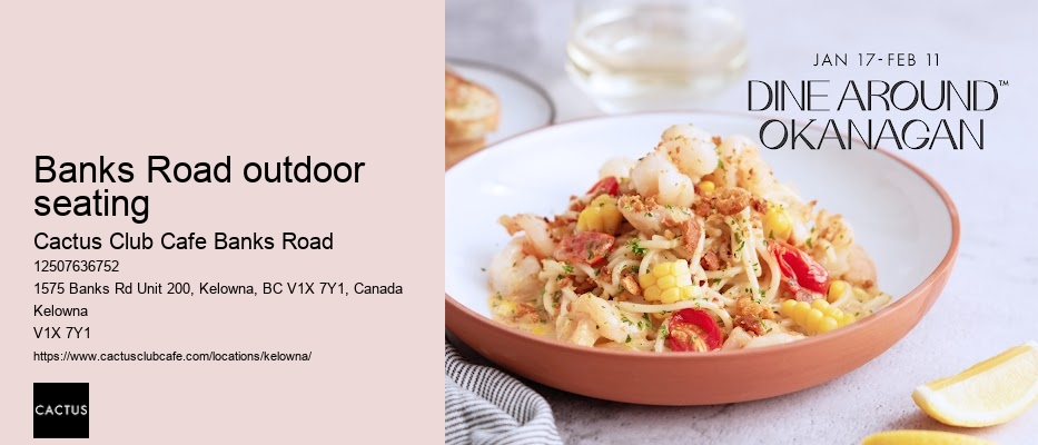 Kelowna restaurant with chef's recommendations