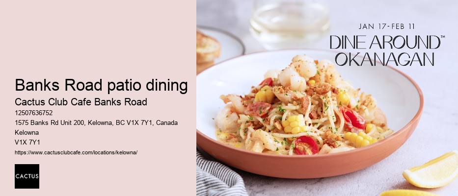 Kelowna restaurant with premium dining