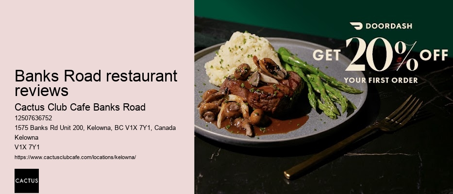 Kelowna restaurant with international cuisine