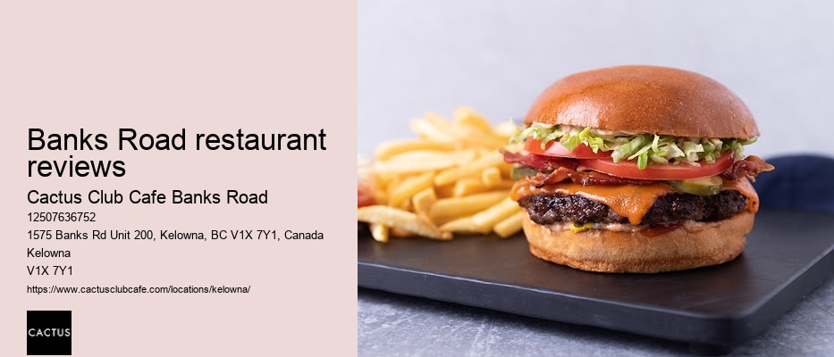 Kelowna restaurant with mixologist creations