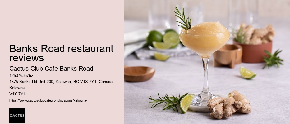 Kelowna restaurant with seasonal patio dining