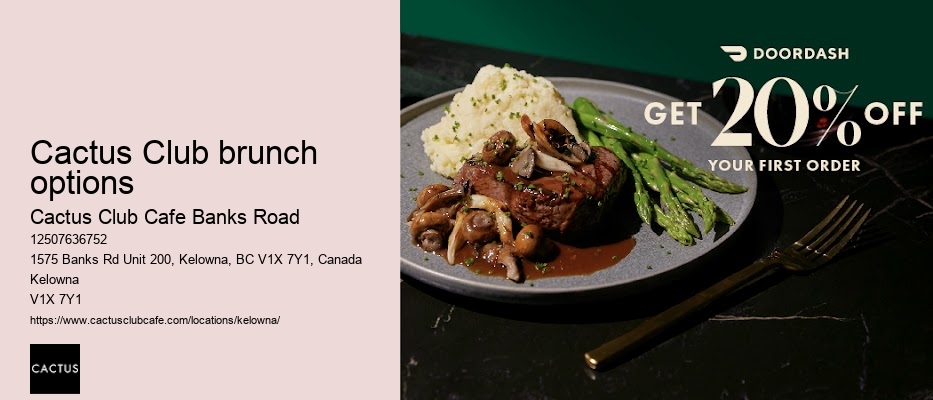 Kelowna restaurant with lunch specials