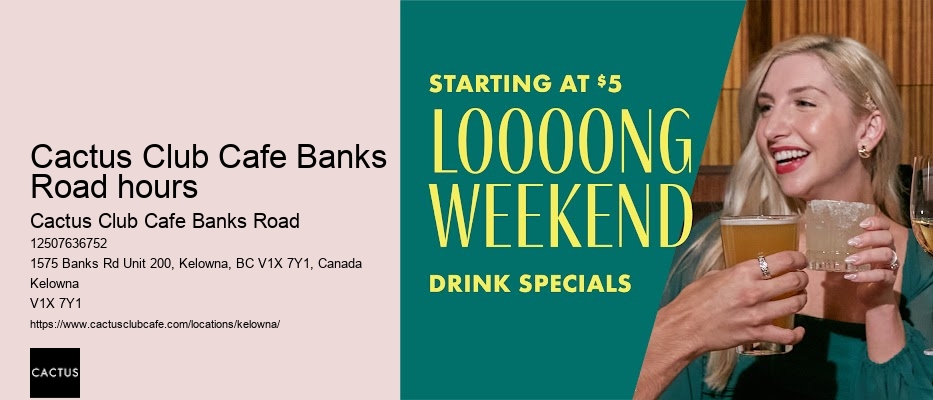Cactus Club Cafe Banks Road reservation app