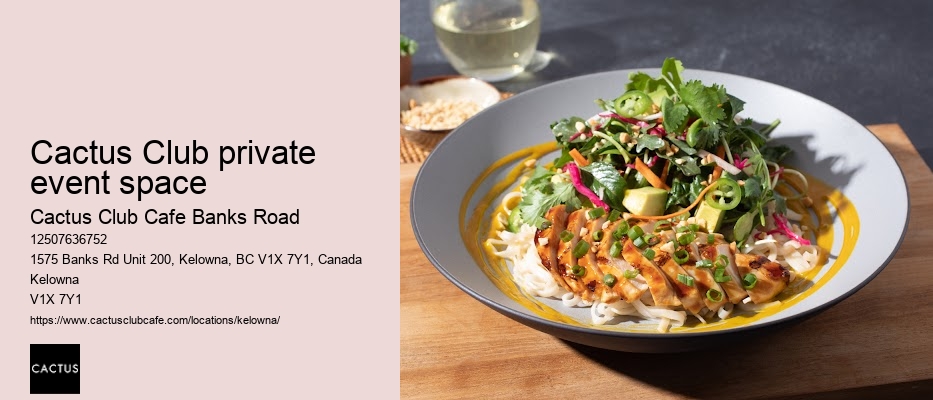 Cactus Club Cafe Banks Road happy hour times