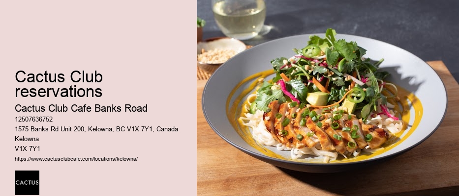Upscale fine dining in Kelowna