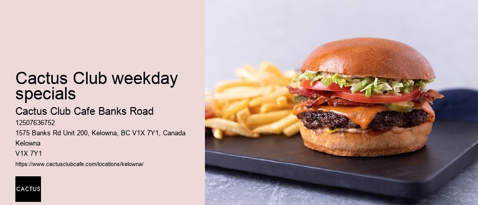 Kelowna restaurant with brunch specials