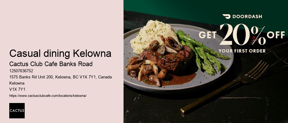 Kelowna restaurant with farm-to-table concept