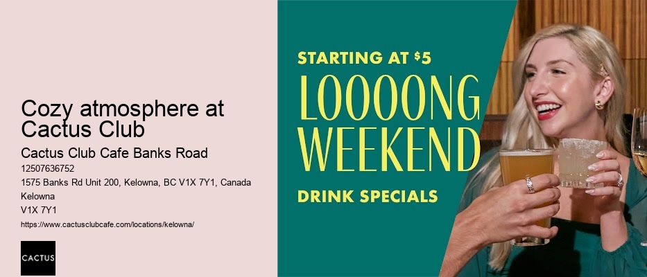 Banks Road happy hour specials