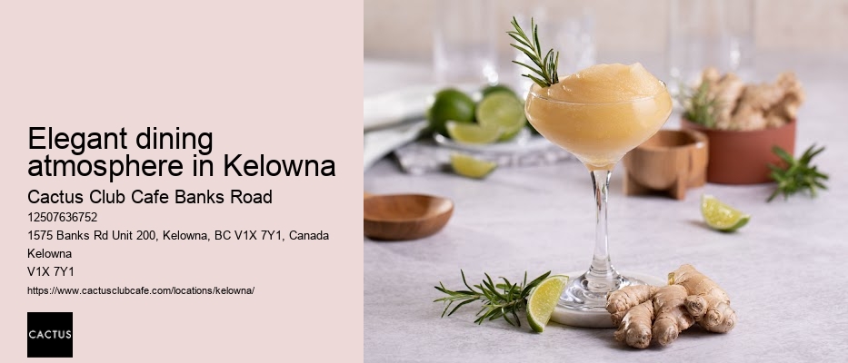 Cactus Club specialty drinks