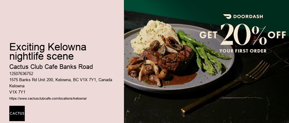 Unique dining experiences Kelowna