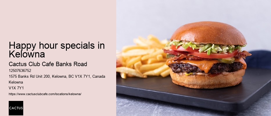 Kelowna restaurant with vegan options