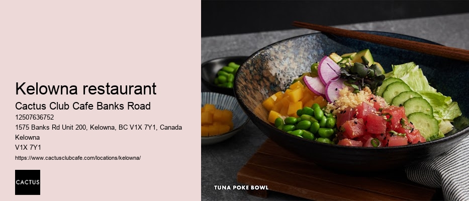 Kelowna restaurant with online ordering