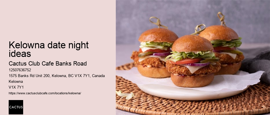 Cactus Club Cafe Banks Road gluten-conscious menu