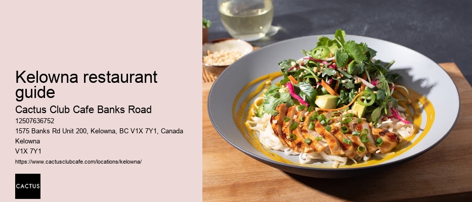 Banks Road seasonal seafood dishes