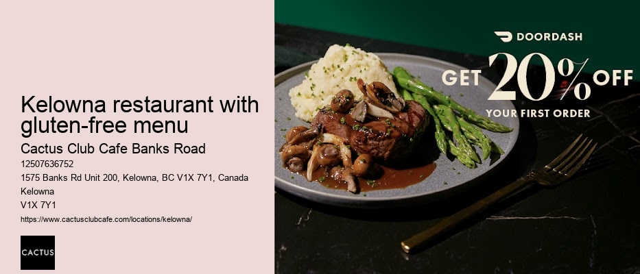 Top-rated casual dining in Kelowna