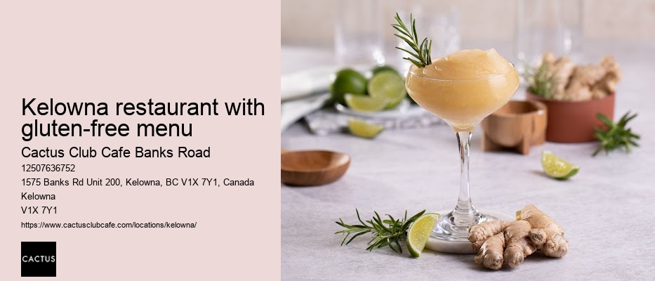 Trending dishes in Kelowna
