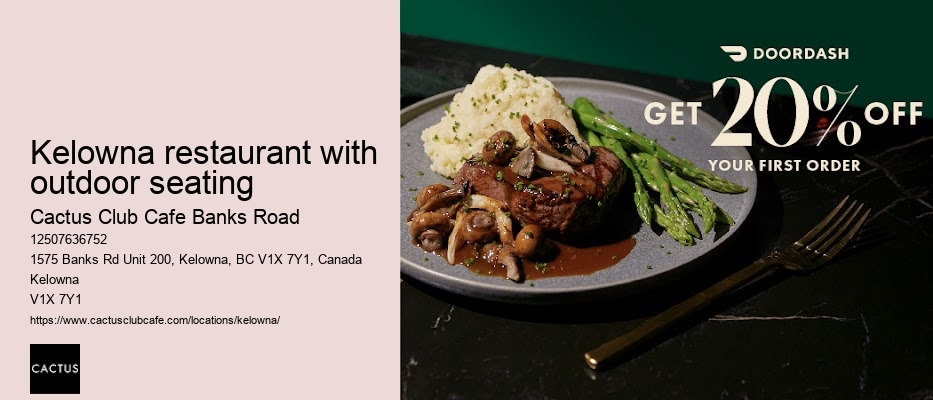 Cactus Club Cafe Banks Road date night