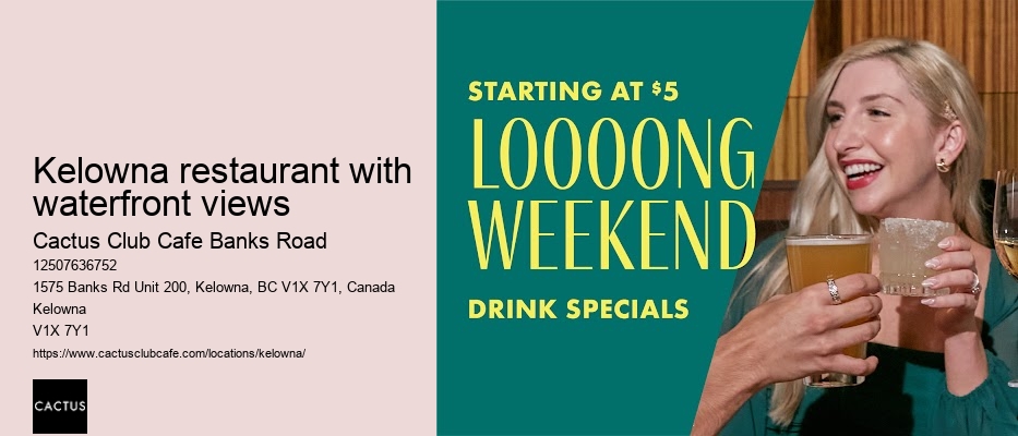 Kelowna restaurant reservations