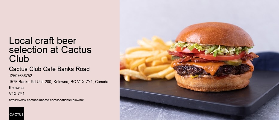 Cactus Club Cafe Banks Road reservation policy