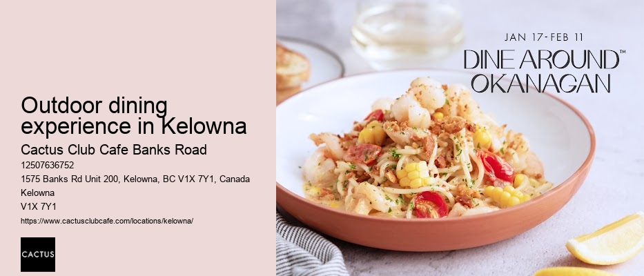 Kelowna food and wine pairing