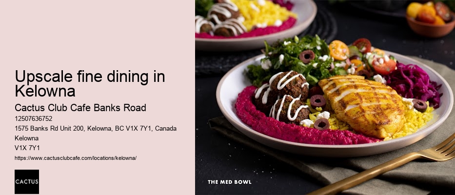 Kelowna restaurant recommendations