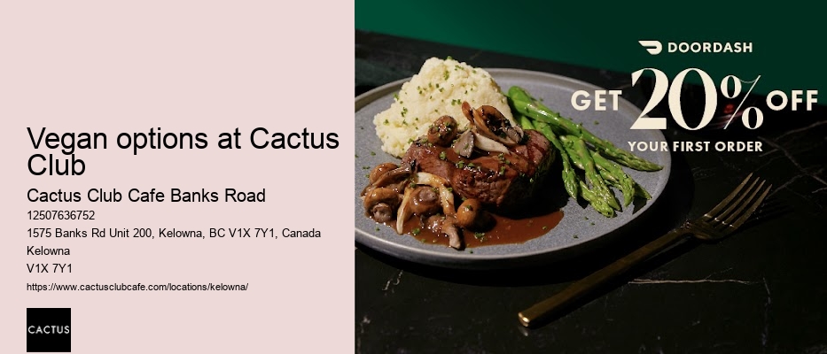 Kelowna restaurant with chef-driven cuisine